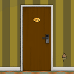 "Under the Bed"-Zeichnung von Jeremie Michels. Das Bild zeigt einen heruntergekommenen Hotelflur. Im Fokus ist die Zimmertür mit der Nummer 410.